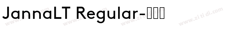 JannaLT Regular字体转换